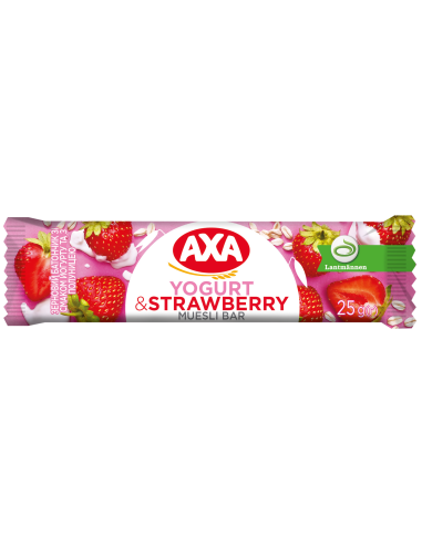 KAST 24 tk! AXA müslibatoon jogurti ja maasikaga 25 g