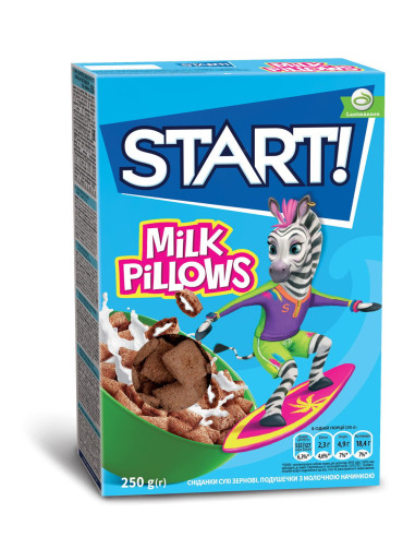 KAST 16 tk! Start! Padjakesed piimatäidisega 250g