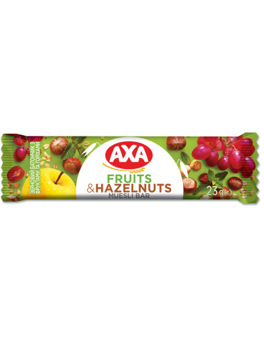 KAST 24 tk! AXA müslibatoon marjade ja sarapuupähkliga 23 g
