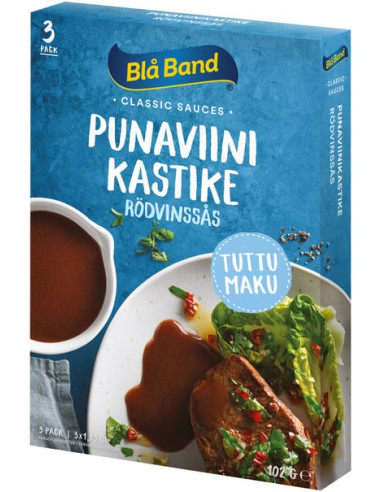 Blå Band Punase veini kaste 3x34g