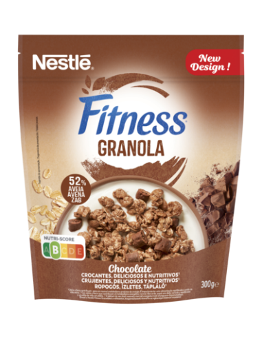 KAST 14 tk! Nestle müsli Fitness Granola Chocolate 300g