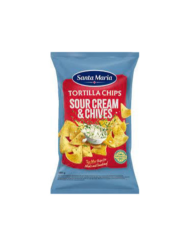 Santa Maria Tortillakrõpsud hapukoore ja murulaugu 185g