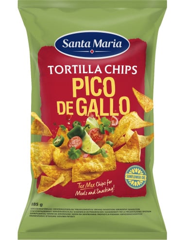KAST 10 tk! Santa Maria Tortillakrõpsud Pico de Gallo 185g