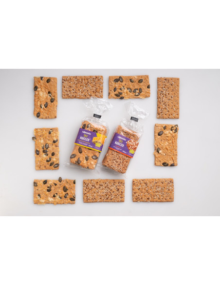 KAST 12 tk! Loodusvägi ÖKO näkileib seemnetega 110g PL-EKO-07