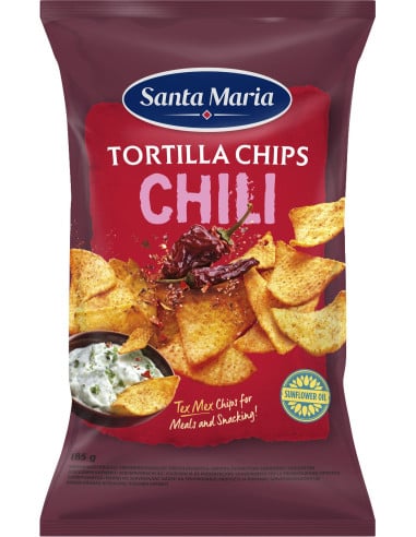 KAST 15 tk! Santa Maria Tortilla krõpsud, tšilli 185g