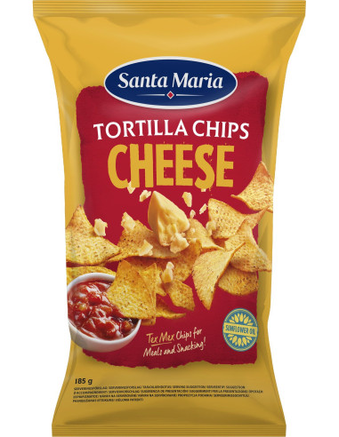 Santa Maria Tortilla krõpsud, juustu 185g