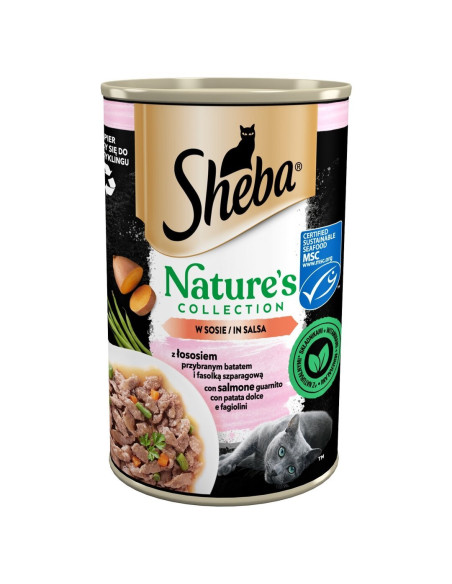 SHEBA Maitsevalik Kastmes Konserv (6x400g) Nature's Collection Märgtoit Täiskasvanud Kassidele