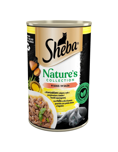 SHEBA Maitsevalik Kastmes Konserv (6x400g) Nature's Collection Märgtoit Täiskasvanud Kassidele