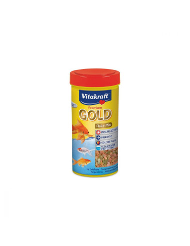 KAST 5 tk! Vitakraft helvessööt kuldkaladele 250ml/40g
