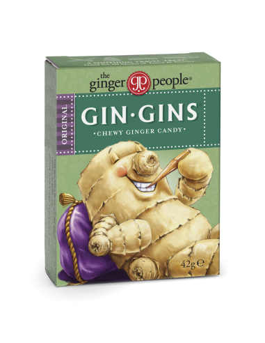 GIN GINS Ingveri närimiskommid Travel Pack 42g