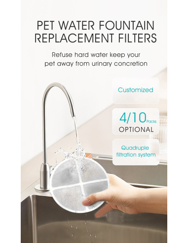 Dr.Stern asendusfilter purskkaevule TK-WF116, 4tk