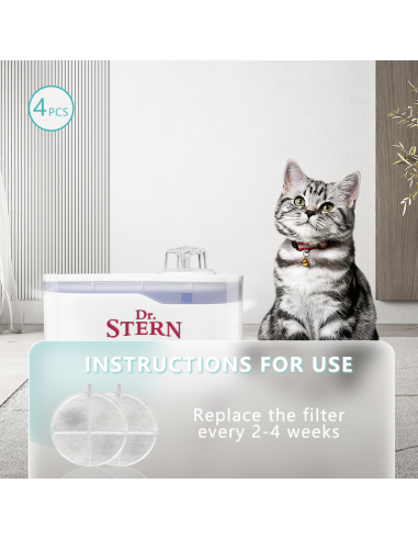 Dr.Stern asendusfilter purskkaevule TK-WF116, 4tk