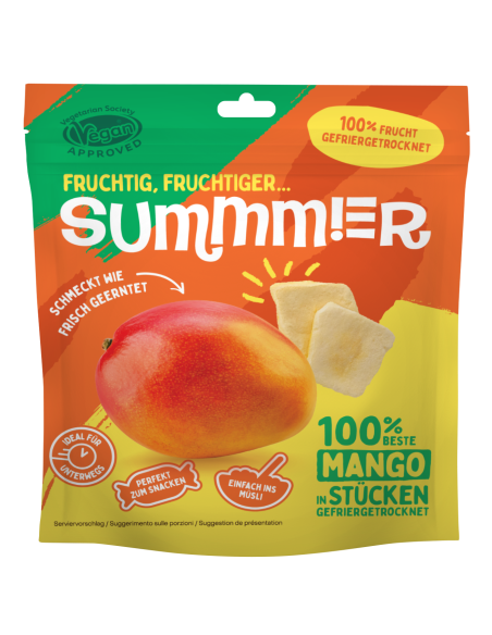 KAST 15 tk! Summmer külmkuivatatud mango tükid 11g