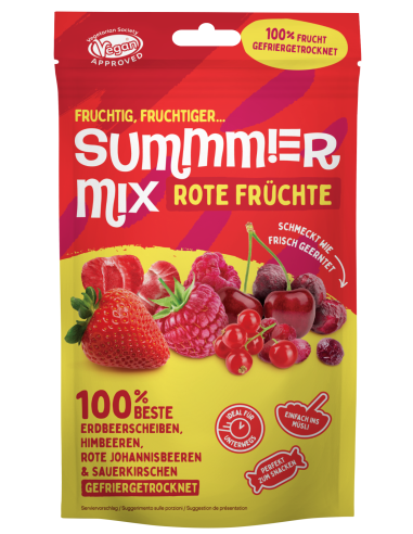 KAST 10 tk! Summmer külmkuivatatud marja mix Red Berries 25g