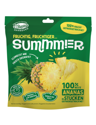 Summmer külmkuivatatud ananassi tükid 13g