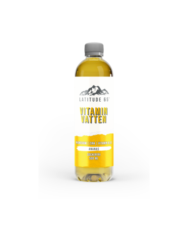 Latitude 65° vitamiinivesi ananassimaitseline, 500 ml