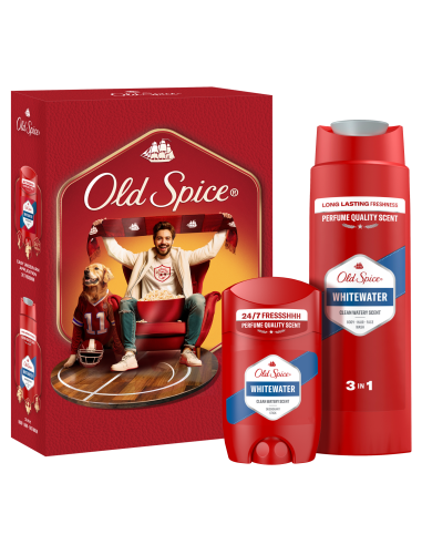 KAST 6 tk! Old Spice Kinkekomplekt Sports Fan Whitewater