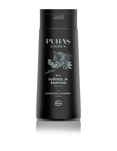 Puhas Loodus 2in1 dušigeel ja šampoon meestele 250 ml