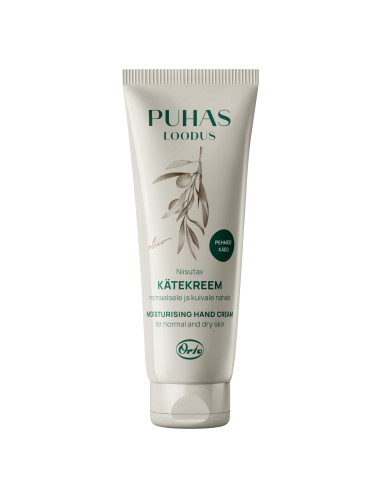PUHAS LOODUS niisutav kätekreem Oliiv 75 ml