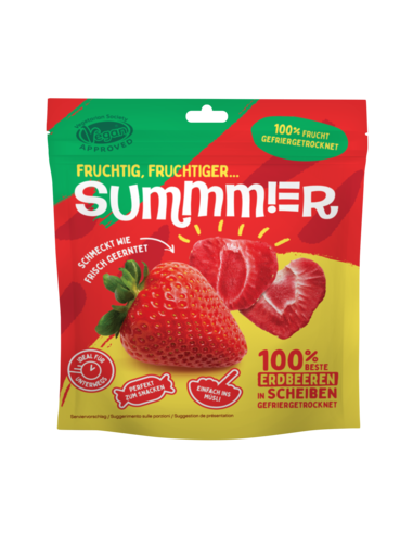 Summmer külmkuivatatud maasika tükid 11g