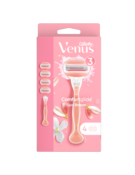 Gillette Venus ComfortGlide Spa Breeze Raseerija + Vahetusterad 4 tk