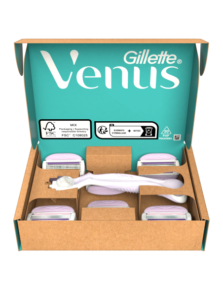 KAST 20 tk! Gillette Venus ComfortGlide Breeze Raseerija + Varuterad 6 tk