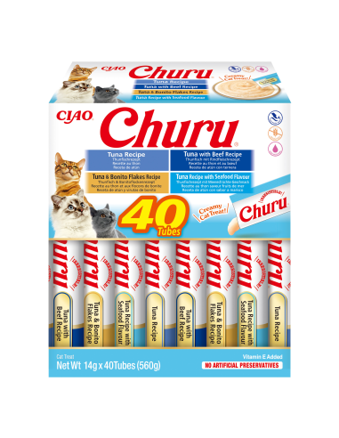 KAST 12 tk! Inaba Cat Churu kreemjas kassimaius...