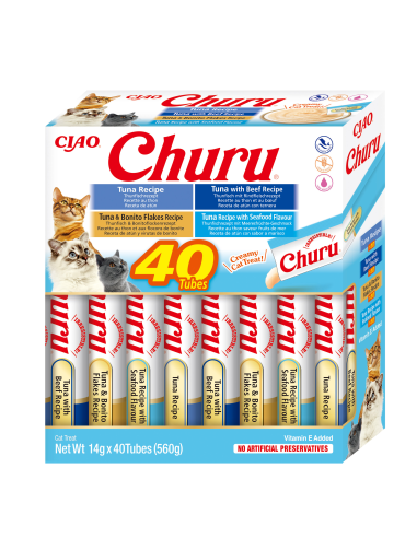 KAST 12 tk! Inaba Cat Churu kreemjas kassimaius...
