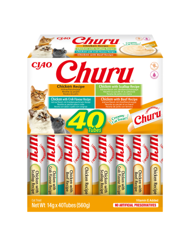 KAST 12 tk! Inaba Cat Churu kreemjas kassimaius...
