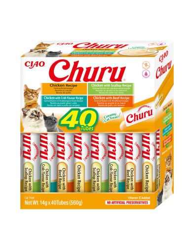 KAST 12 tk! Inaba Cat Churu kreemjas kassimaius...