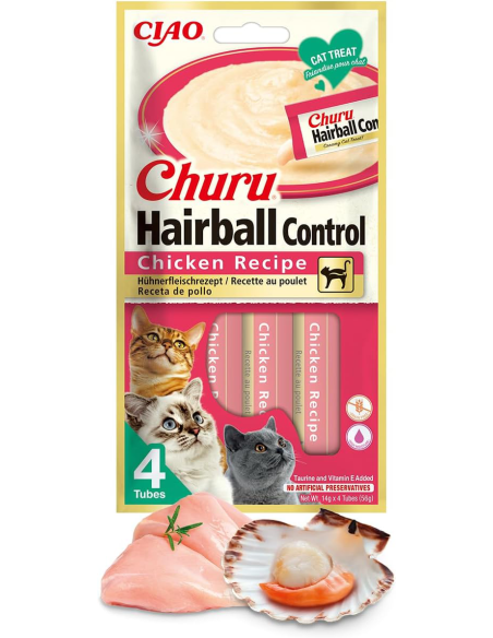 INABA CAT Churu karvapallivastane maius kanaga 48x14g (672g)
