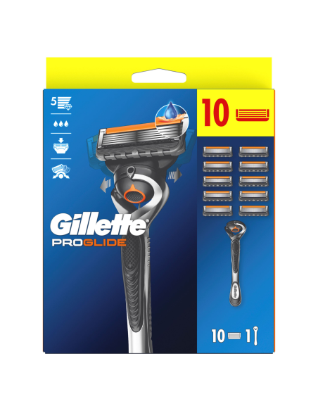 Gillette Fusion5 ProGlide Raseerija + 10 Tera, Meestele