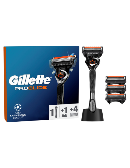 Gillette Fusion5 ProGlide Raseerija Meestele + 4 Vahetustera