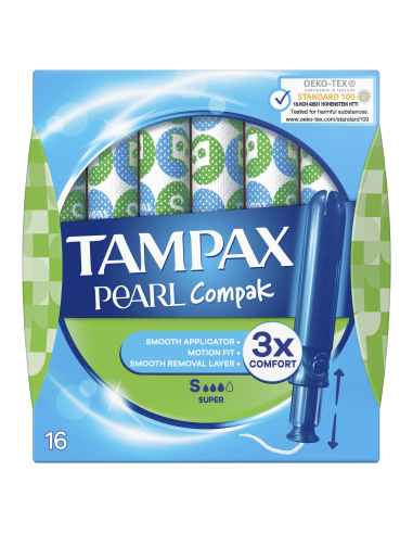 KAST 8 tk! Tampax Compak Pearl Super Tampoonid...