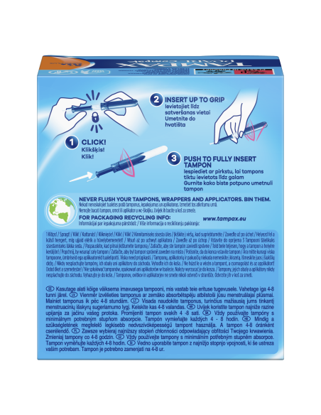 Tampax Compak Pearl Super Plus Tampoonid Aplikaatoriga, 16 tk 