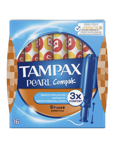 Tampax Compak Pearl Super Plus Tampoonid...