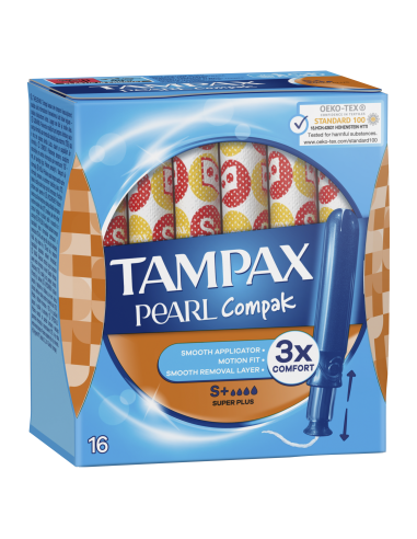 KAST 8 tk! Tampax Compak Pearl Super Plus...