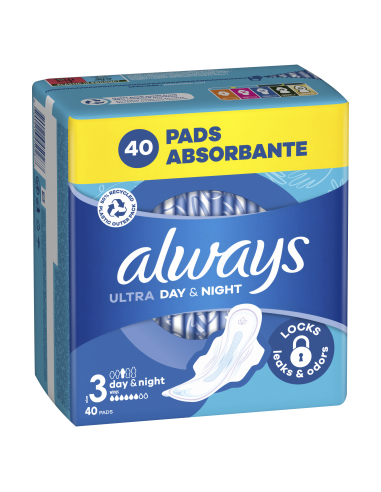 Always Ultra Size 3 Hügieenisidemed Tiibadega,...