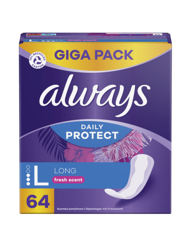 KAST 4 tk! Always Daily Protect Long Värske...