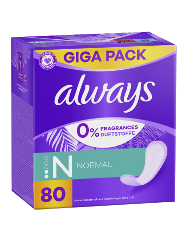 Always Daily Fresh Normal Pesukaitsmed, 0%...