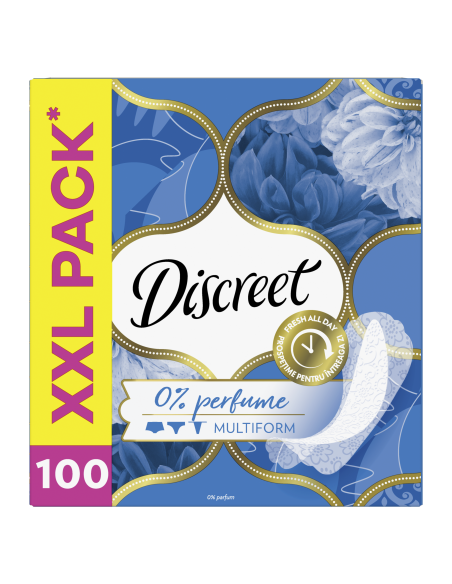 Discreet Breathable Multiform Lõhnastamata Pesukaitsmed, 100 tk 