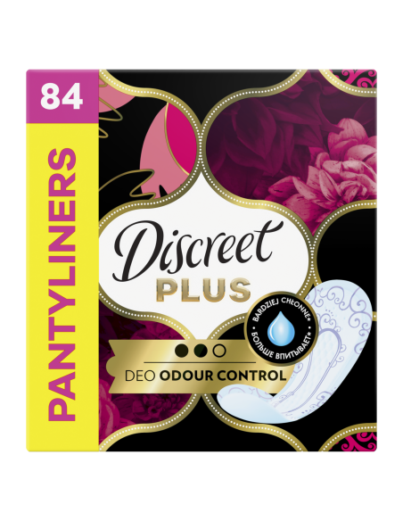 Discreet Protective Odour Control Plus Pesukaitsmed, 84 tk