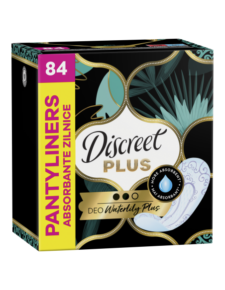 Discreet Protective Waterlily Plus DEO Pesukaitsmed, 84 tk