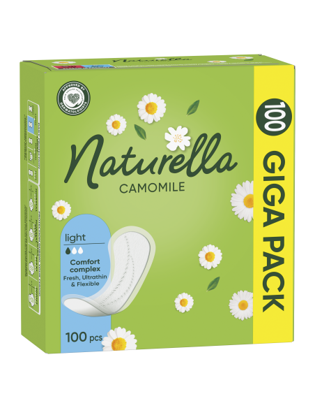 KAST 5 tk! Naturella Light Camomile Pesukaitsmed, 100 tk