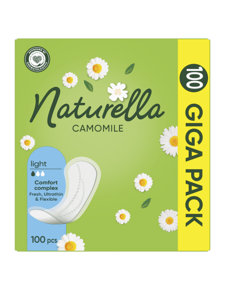 KAST 5 tk! Naturella Light Camomile Pesukaitsmed, 100 tk