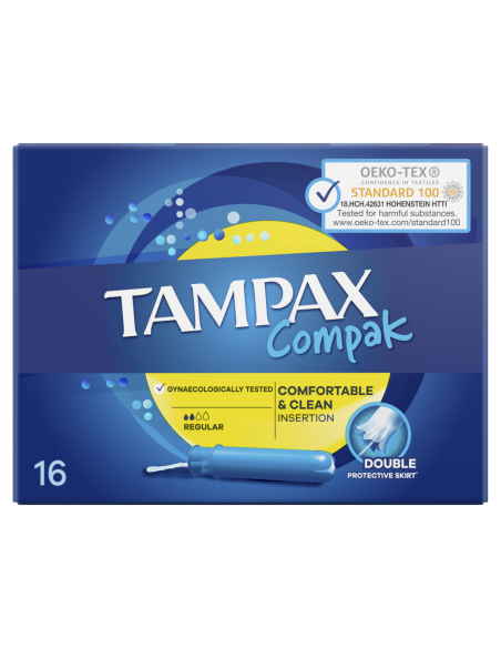 KAST 6 tk! Tampax Compak Regular Tampoonid Aplikaatoriga, 16 tk 