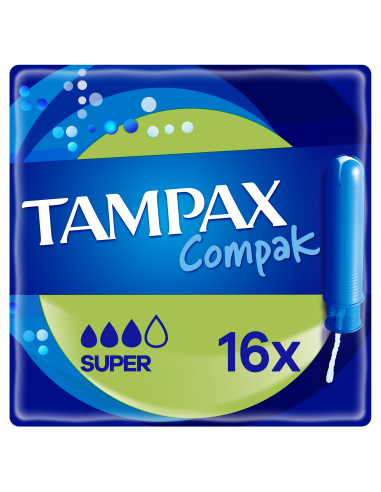 Tampax Compak Super Tampoonid Aplikaatoriga, 16...