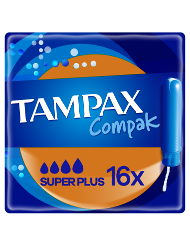 Tampax Compak Super Plus Tampoonid...