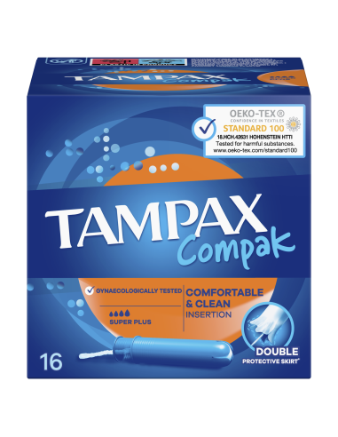 Tampax Compak Super Plus Tampoonid...