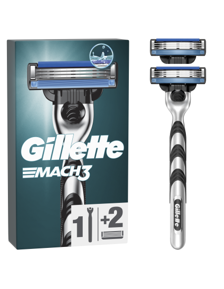 Gillette Mach3 Raseerija Meestele + 2 Vahetustera